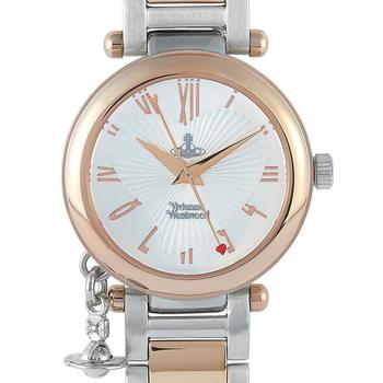 推荐Vivienne Westwood Orb Quartz Silver Dial Ladies Watch VV006RSSL商品