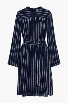 chloe水桶包, Chloé | Belted gathered silk-blend jacquard dress商品图片 2.9折
