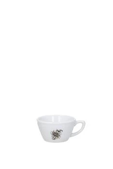 Coffee and Tea girasoli set x 6 Porcelain White Sepia