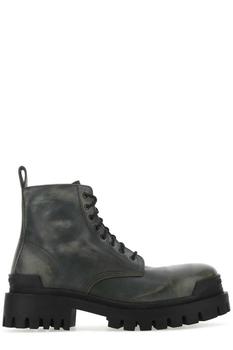 更多巴黎世家男鞋, Balenciaga | Balenciaga Strike Aged Effect Boots商品图片 7折