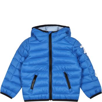 商品Diesel | Light Blue Down Jacket For Baby Kids,商家Italist,价格¥932图片