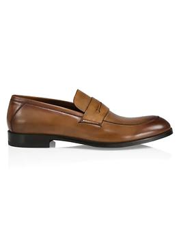 zegna鞋正品, Zegna | Siena Flex Leather Penny Loafers商品图片 