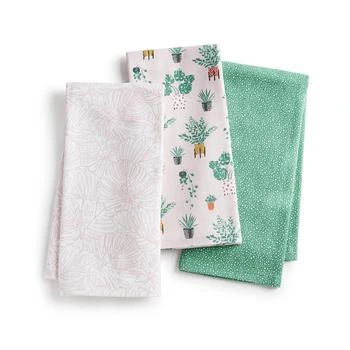 The Cellar | Fashion Plants 3-Pc. Towel Set, Created for Macy's,商家Macy's,价格¥68