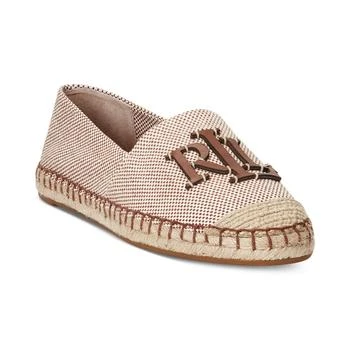 Ralph Lauren | Women's Cameron III Logo Slip-On Espadrille Flats,商家Macy's,价格¥978