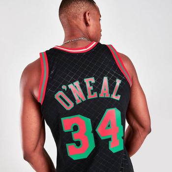 product Men's Mitchell & Ness Shaquille O'Neal Los Angeles Lakers Neapolitan Swingman 1996-97 Jersey image