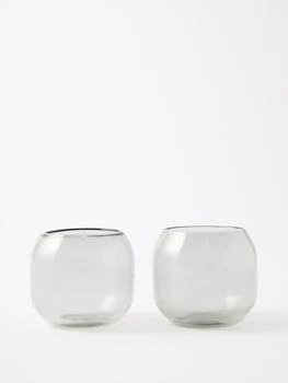 R+D.LAB | Set of two Velasca Acqua glass tumblers,商家MATCHES,价格¥980
