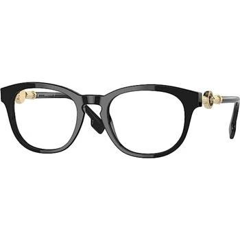 推荐Versace Men's Eyeglasses - Black Square Full-Rim Plastic Frame | VERSACE 0VE3310 GB1商品