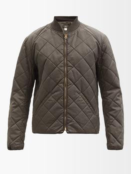 product Diamond-quilted recycled-nylon jacket image