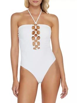 PQ | Portofino O-Ringe One-Piece Swimsuit,商家Saks Fifth Avenue,价格¥1231