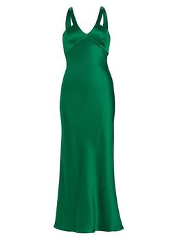 商品Giorgio Armani | Bias-Cut Silk Charmeuse Gown,商家Saks Fifth Avenue,价格¥32530图片