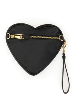 商品Moschino | Moschino Women's  Black Leather Pouch,商家StyleMyle,价格¥4602图片