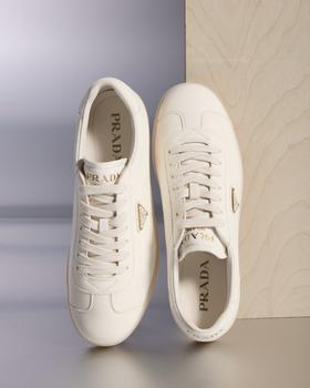 プラダ Prada Deer Leather Sneakers Shop Prada Deer Leather Sneakers | Saks Fifth Avenue