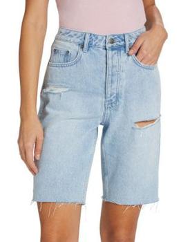 Ksubi | Brooklyn Distressed Denim Long Shorts商品图片,4.9折, 满$150享7.5折, 满折