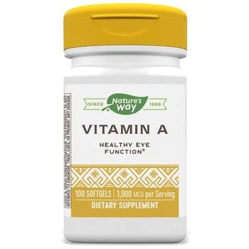 Nature's Way | Vitamin A 10,000 IU Softgels,商家Walgreens,价格¥48