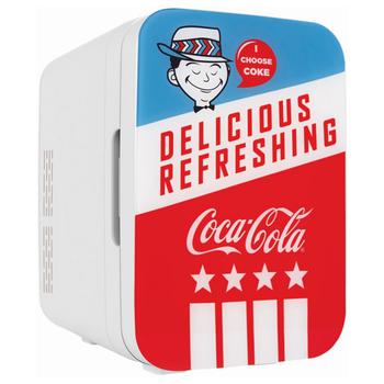 商品Cooluli | Coca-Cola Americana-10L Compact Thermoelectric Cooler And Warmer Mini Fridge,商家Macy's,价格¥764图片