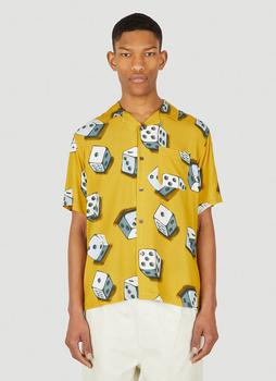 stussy衬衫, STUSSY | Dice Motif Shirt in Yellow商品图片 