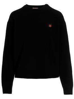 Kenzo | Kenzo Logo Intarsia-Knitted Crewneck Jumper商品图片,4.8折起