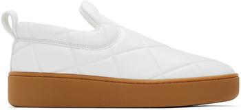 Bottega Veneta | White 'The Quilt' Sneakers商品图片,