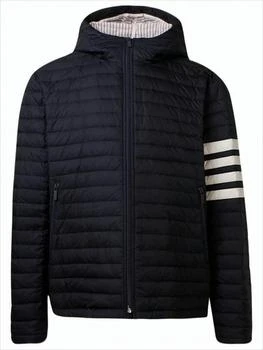 Thom Browne | Quilted Padded Jacket With Hood And Striped Detailing,商家Premium Outlets,价格¥18301