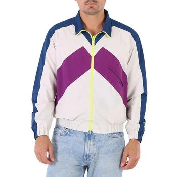 推荐Open Box - Kenzo Men's Colorblock Sport Track Nylon Jacket商品