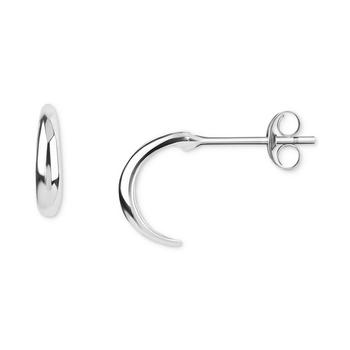 小银瓶, Giani Bernini | Polished Extra Small C-Hoop Earrings in Sterling Silver, 1/2", Created for Macy's商品图片 