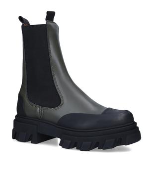ganni靴, Ganni | Leather XL Chelsea Boots商品图片 
