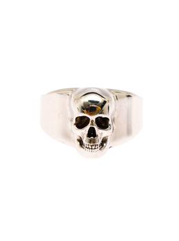 商品Alexander McQueen | Alexander Mcqueen Mans Skull Silver Colored Brass Ring,商家Italist,价格¥1731图片