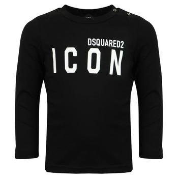 推荐Black ICON Logo Long Sleeved Infant T Shirt商品