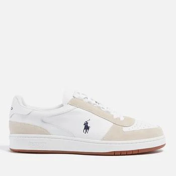 推荐Polo Ralph Lauren Men's Polo Court Leather/Suede Trainers商品