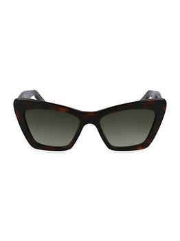 推荐Classic Logo 55MM Cat Eye Sunglasses商品