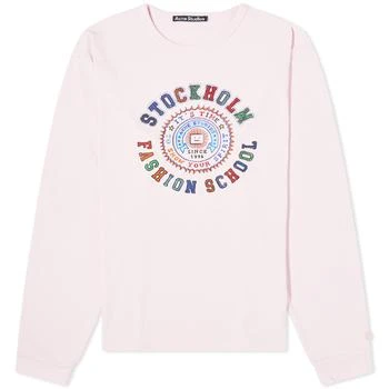 Acne Studios | Acne Studios Long Sleeve Eisen School T-Shirt,商家END. Clothing,价格¥1064