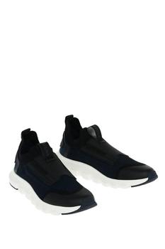 zegna鞋, Zegna | Ermenegildo Zegna Men's  Black Other Materials Slip On Sneakers商品图片 8.7折起