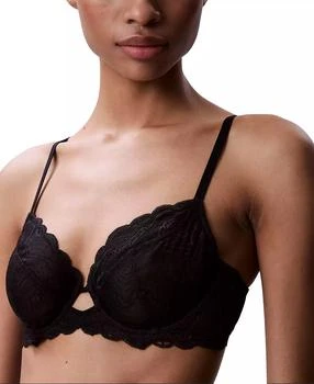 Calvin Klein | Women's Sensual Stretch Lace Unlined Full-Coverage Bra QF8120,商家Macy's,价格¥188