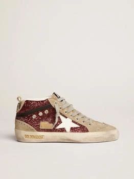 推荐Golden Goose | Mid Star Burgundy商品