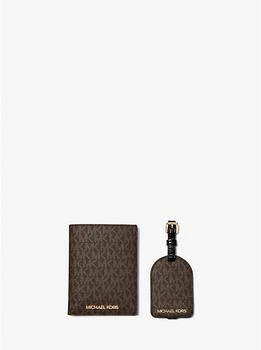 Michael Kors | Signature Logo Passport Case and Luggage Tag Gift Set,商家Michael Kors,价格¥474