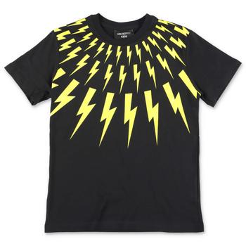 Neil Barrett | Neil Barrett T-shirt Nera In Jersey Di Cotone商品图片,