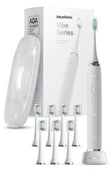商品AquaSonic | VIBE Series White UltraSonic Whitening Toothbrush with 8 DuPont Brush Heads & Travel Case,商家Nordstrom Rack,价格¥306图片