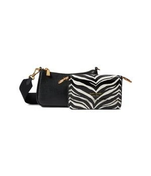 Kate Spade | Morgan Zebra Print Double Up Crossbody 5.1折