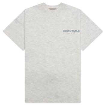 推荐Fear of God Essentials Kid's S/S Tee - Light Heather Oatmeal商品