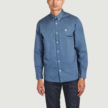 美国卡哈特, Carhartt | L/S Madison cotton shirt Storm Blue Wax Carhartt WIP商品图片 额外8折, 额外八折