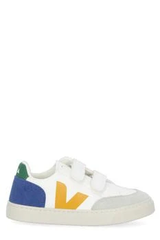 Veja | Veja Kids V-12 Round-Toe Touch-Strap Sneakers 5.1折起, 独家减免邮费