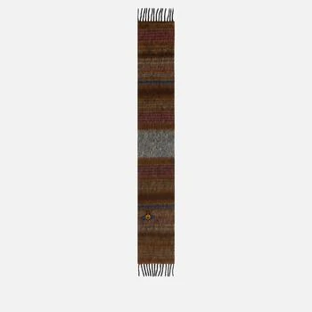推荐Vivienne Westwood Chunky Multi Stripe Wool Scarf商品