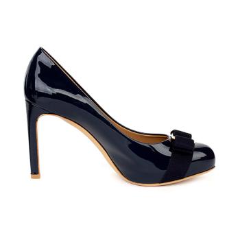 推荐SALVATORE FERRAGAMO 女士牛津蓝色高跟鞋 0584328商品