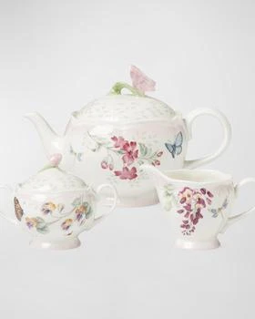 Lenox | Pink Ombre Butterfly Meadow 3-Piece Tea Set,商家Neiman Marcus,价格¥1057