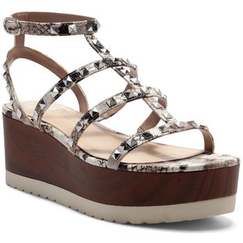 Vince Camuto经典款, Vince Camuto | Vince Camuto Womens Pemolie Leather Studded Wedge Sandals商品图片 2.3折起