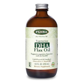 商品Flora Health Care | Flora DHA Flax Oil for Cognitive Function and Eye Health, 8.5 Oz,商家MyOTCStore,价格¥87图片
