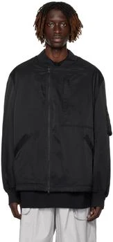 Y-3 | Black Utility Bomber Jacket 4.4折, 独家减免邮费