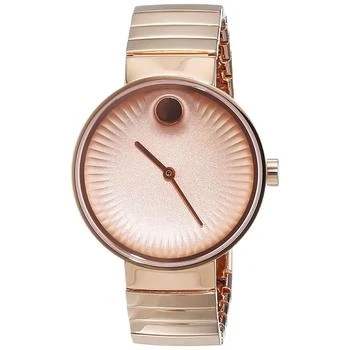 Movado | Movado Women's Quartz Watch - Edge Rose Gold Stainless Steel Bracelet | 3680013,商家My Gift Stop,价格¥1975