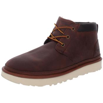 ugg男鞋板鞋, UGG | Ugg Mens Neumel Utility  Leather Cold Weather Chukka Boots商品图片 7.5折