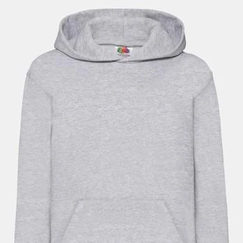 The Loom | Fruit Of The Loom Childrens Unisex Hooded Sweatshirt / Hoodie (Heather Grey),商家Verishop,价格¥156